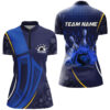 Blue Camo Flame Bowling Quarter Zip Shirts For Women Custom Ladies Team Bowling Jerseys, Custom Bowling Shirts, Bowling Gift Ideas 1 Blue Camo Flame Bowling Quarter Zip Shirts For Women Custom Ladies Team Bowling Jerseys, Custom Bowling Shirts, Bowling Gift Ideas