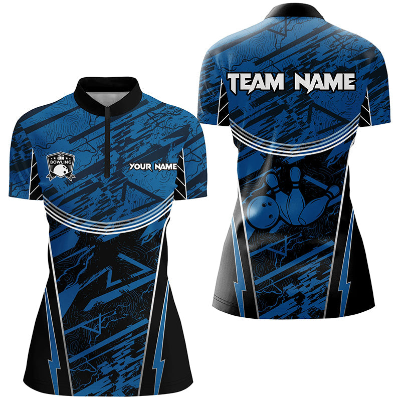 Blue Camo Women Bowling Quarter Zip Shirt Custom Team Bowling Jerseys Gift For Bowlers Custom Bowling Shirts Bowling Gift Ideas 1 Fgozog Blue Camo Women Bowling Quarter Zip Shirt Custom Team Bowling Jerseys, Gift For Bowlers, Custom Bowling Shirts, Bowling Gift Ideas