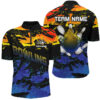 Blue and yellow camo bowling Quarter Zip shirts for men Custom Team bowling jerseys, gift for bowlers, Custom Team Bowling Jerseys 2 Blue and yellow camo bowling Quarter Zip shirts for men Custom Team bowling jerseys, gift for bowlers, Custom Team Bowling Jerseys