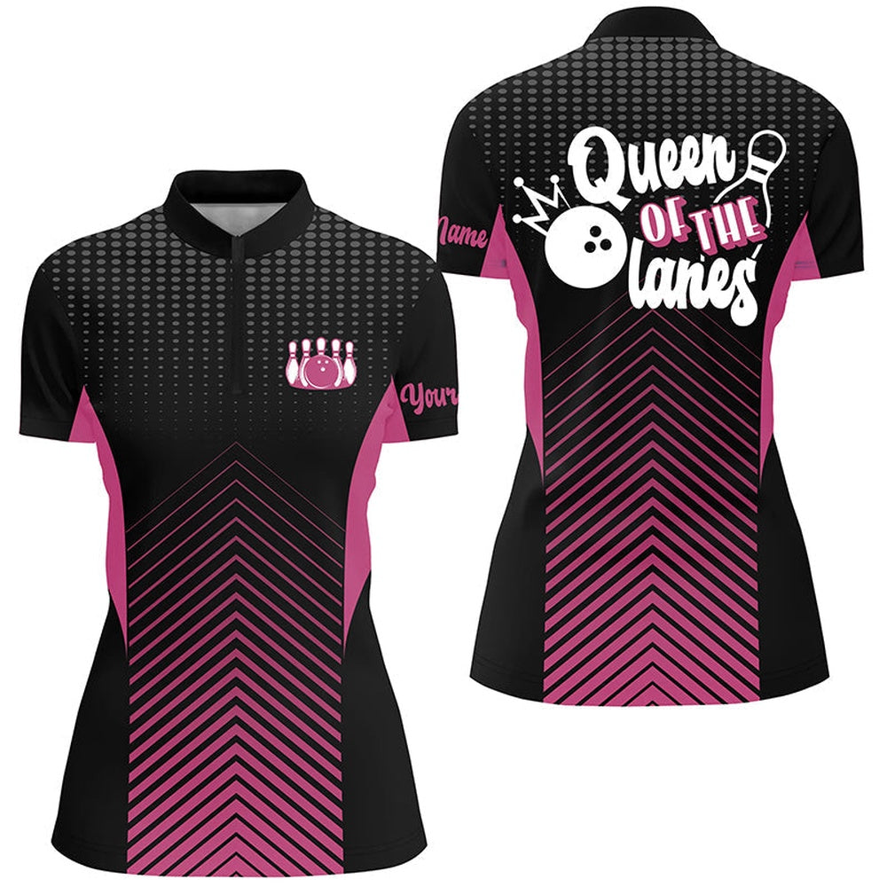 Bowling Shirts Personalized Women Bowling Quarter Zip Shirts Queen Of The Lanes Bowling Team Shirt For Women Pink 1 Yndk2j Bowling Shirts Personalized, Women Bowling Quarter Zip Shirts Queen Of The Lanes, Bowling Team Shirt For Women Pink