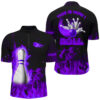 Vintage Bowling Shirts, Custom Bowling Polo, Quarter Zip Shirts For Men This Is How I Roll Purple Flame Bowling Team Jerseys 2 Vintage Bowling Shirts, Custom Bowling Polo, Quarter Zip Shirts For Men This Is How I Roll Purple Flame Bowling Team Jerseys