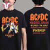 ACDC Band Power Up European Tour Madrid Spain 2025 T Shirt, ACDC PWR Up Shirt 1 ACDC Band Power Up European Tour Madrid Spain 2025 T Shirt, ACDC PWR Up Shirt