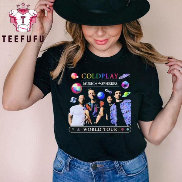 Coldplay Music Of The Spheres World Tour 2025 Graphics T Shirt