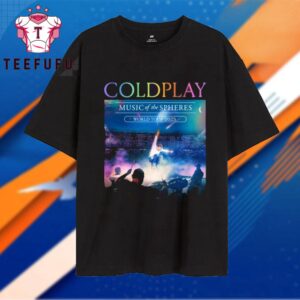 Coldplay Music Of The Spheres World Tour 2025 T Shirt
