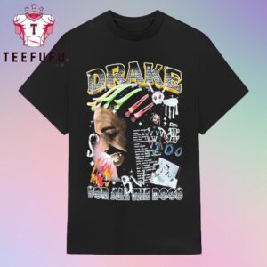Drake For All My Dogs Bling Graphic T Shirt