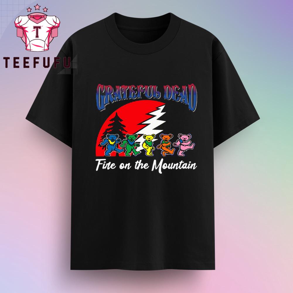 Grateful Dead Fire On The Mountain T-Shirt Grateful Dead Fire On The Mountain T-Shirt