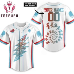 Grateful Dead Logo Music Custom Baseball Jersey