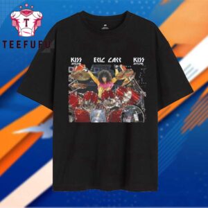 KISS Eric Carr on Drums Asylum Tour T Shirt
