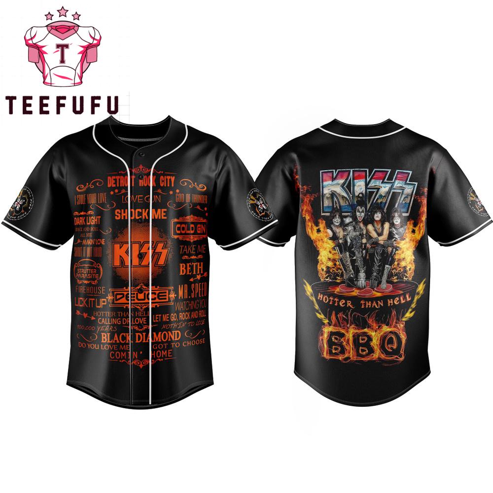 Kiss Music Personalized Style Baseball Jersey