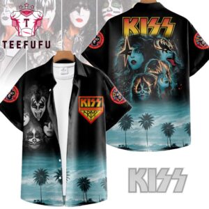 Kiss Rock 'n' Roll Hawaiian Shirt