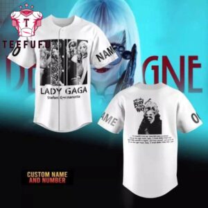 Lady Gaga I Was Born This Way Custom Baseball Jersey