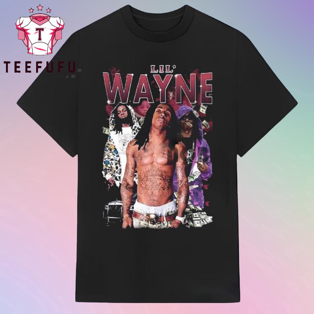 New 2025 Lil Wayne Rap Hip Hop Music Retro T Shirt New 2025 Lil Wayne Rap Hip Hop Music Retro T Shirt