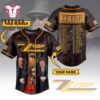 ZZ Top Band Raw Whisky Tour Baseball Jersey 1 ZZ Top Band Raw Whisky Tour Baseball Jersey