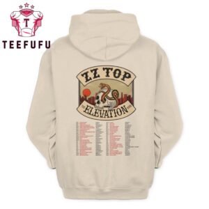 ZZ Top The Elevation Tour 2025 3D Print Hoodie