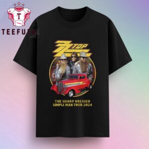 ZZ Top The Sharp Dressed Simple Man Tour T Shirt