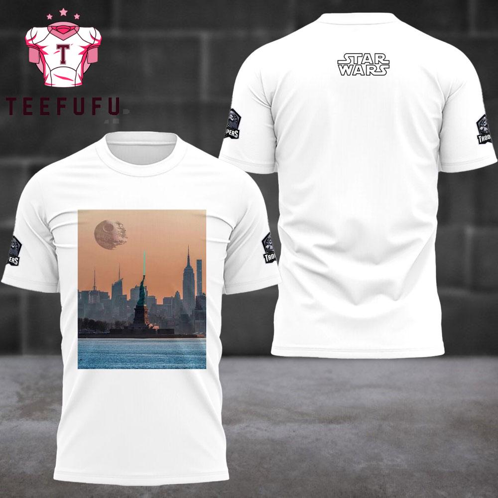New York City x Star Wars White 3D Shirt