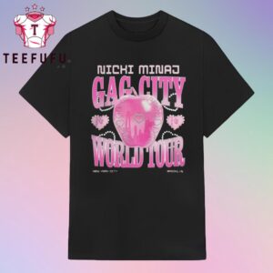 Nicki Minaj Gag City Merch Gag City World Tour T Shirt