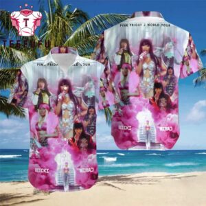 Nicki Minaj Pink Friday 2 World Tour Lighter Version Summer Hawaiian Shirt