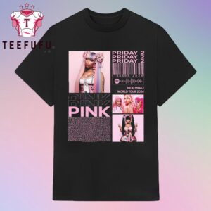 Nicki Minaj Unisex T Shirt, Pink Friday 2 Shirt, Nicki Minaj Tour 2025 T-Shirt