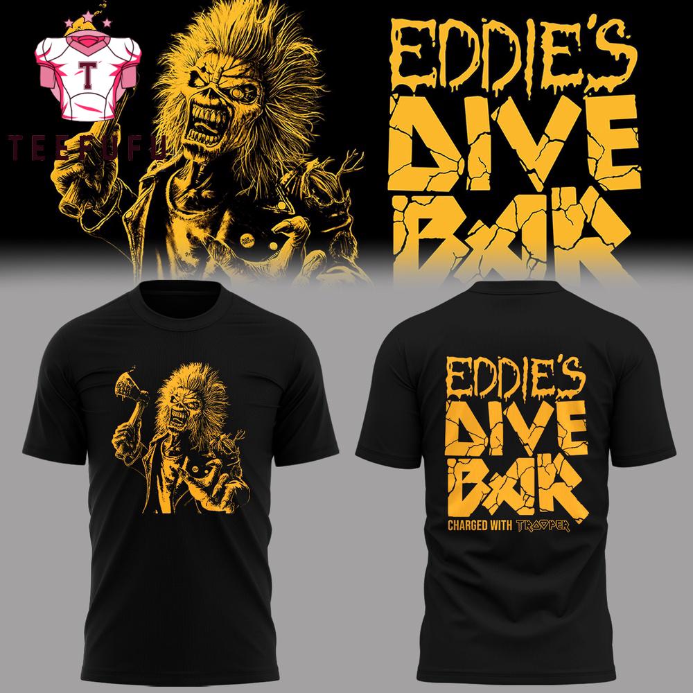 IRON MAIDEN Tシャツ EDDIE'S DIVE BAR 現地購入