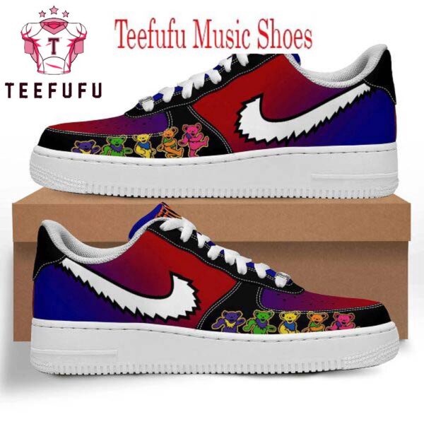 The Grateful Dead Fire On The Mountain Forever Fan Air Force 1 Shoes Sneaker