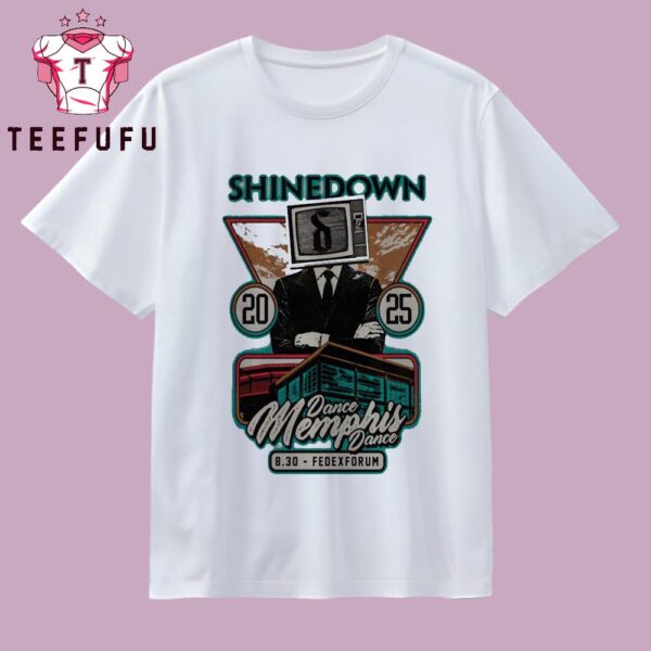 Shinedown Aug 30 2025 FedExForum In Memphis TN T Shirt