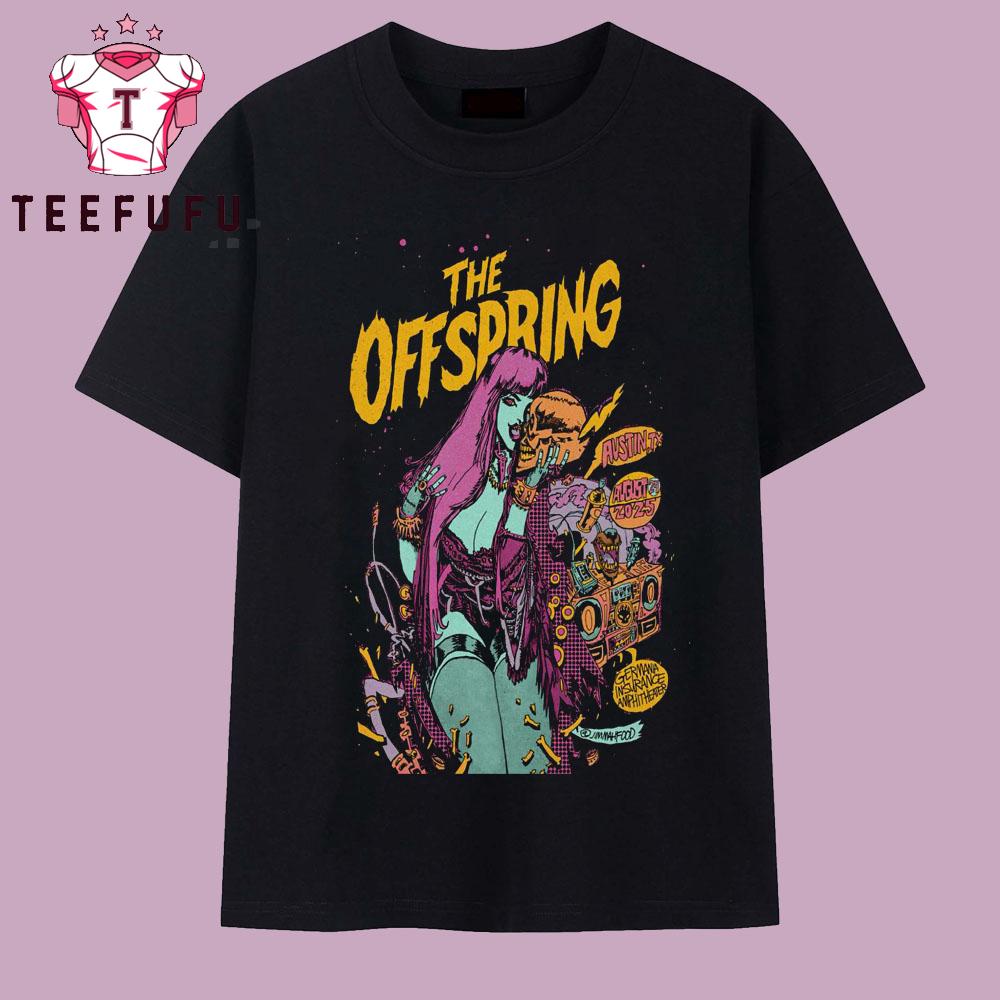The Offspring Aug 24 2025 Germania Insurance Amphitheater In Austin TX T Shirt