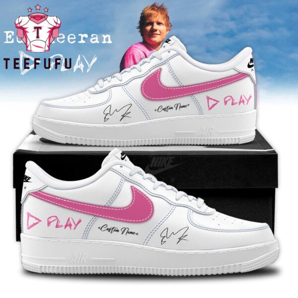 Ed Sheeran The +−=÷× Tour 2025 White Air Force 1 Shoes Sneaker