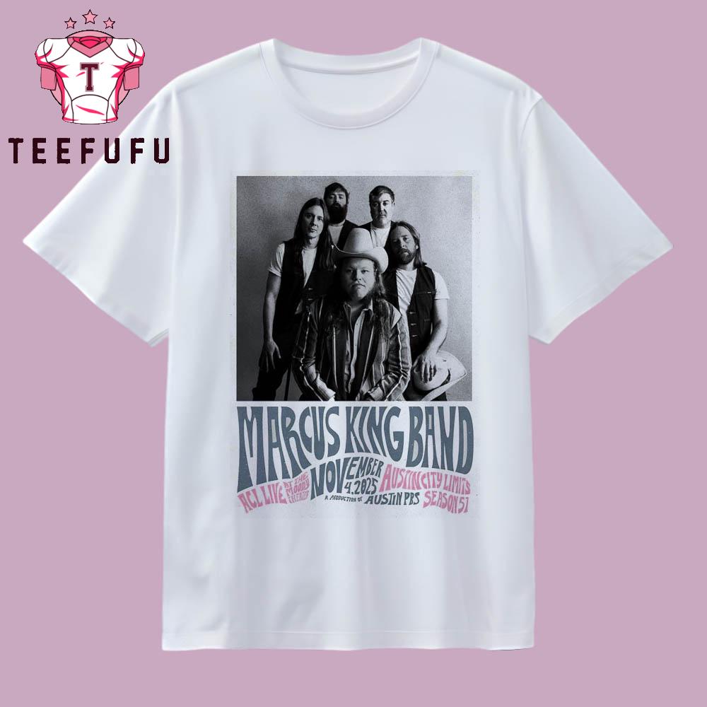 Marcus King Band Austin November 2025 T Shirt